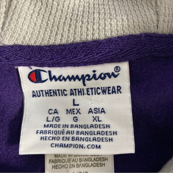 Champion hoodie University of Washington purple Size L - Picture 16 of 16